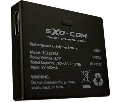 Scorpion EXO-COM Replacement/Spare Battery