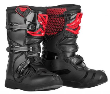 Fly Racing Maverik Youth MX Boots - Red/Black (Y1-6)