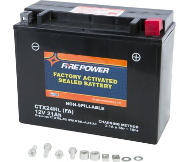 Fire Power AGM Battery CTX24HL (YTX24HL)