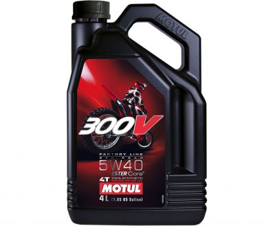 Motul 300V Off Road 4T Competition Synthetic Oil 5w40 4 Ltr