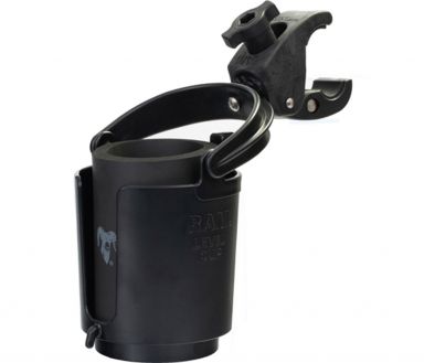 RAM Mounts Self-Leveling Drink Holder Small Tough Claw Kit