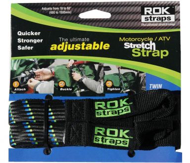 ROK Straps Black Blue Adjustable 18 to 60 inch