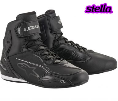 Alpinestars Stella Faster-3 Riding Shoe - Black/Silver