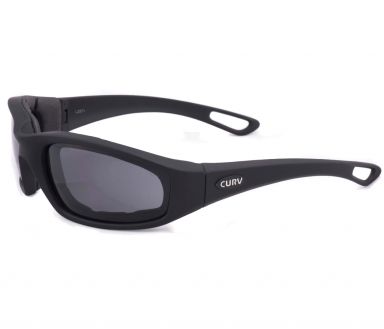 Curv Sport Insulated Sunglasses Matte Black - Smoke