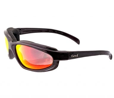 Curv-Z Insulated Sunglasses Gloss Maroon - Fire Red