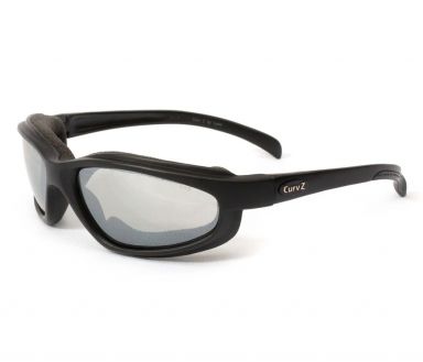 Curv-Z Insulated Sunglasses Matte Black - Mirror