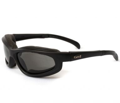 Curv-Z Insulated Sunglasses Matte Black - Smoke (Small Face)