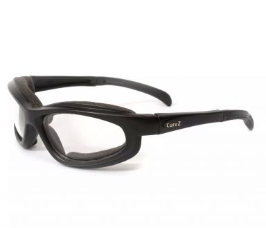 Curv-Z Insulated Sunglasses Matte Black - Clear (Small Face)