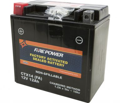 Fire Power AGM Battery CTX14 (YTX14 - GYZ16H )