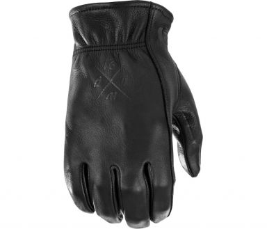Highway 21 Deerskin Louie Gloves - Black