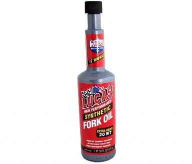 Lucas Synthetic Fork Oil 20WT 16oz