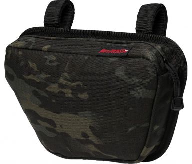 Moto Pockets T-Bar Bag Black Camo