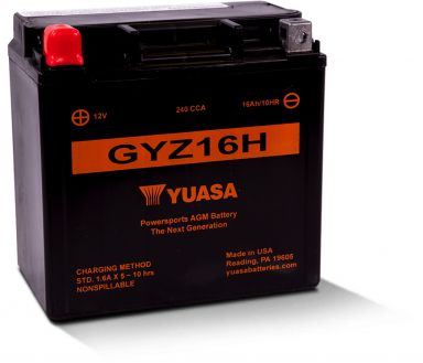 Yuasa AGM Battery GYZ16H (YTX14)