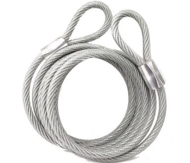ABUS 86 Self Coiling 6' Steel Braided Cable