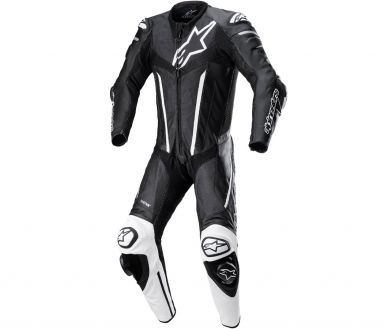Alpinestars Fusion 1-Piece Race Suit Black/White