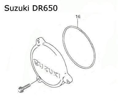 O-Ring Suzuki DR650 Oil Filter Cover