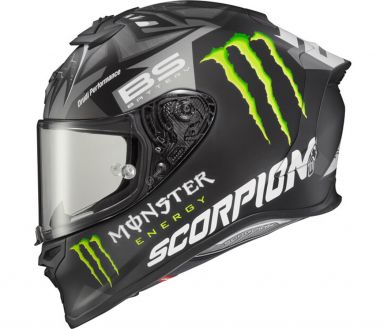 Scorpion EXO-R1 Air Helmet - Quartararo Monster Energy Silver