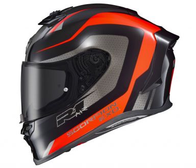 Scorpion EXO-R1 Air Helmet - Hive Red/Black