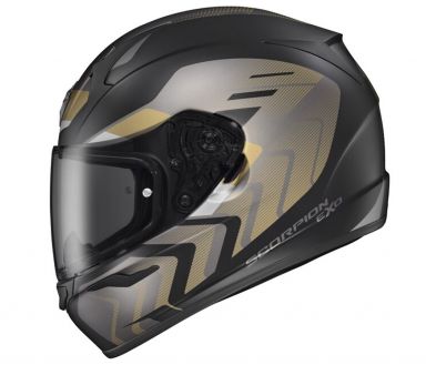 Scorpion EXO-R320 Helmet Alchemy Black/Gold/Grey