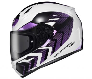 Scorpion EXO-R320 Helmet Alchemy White/Purple