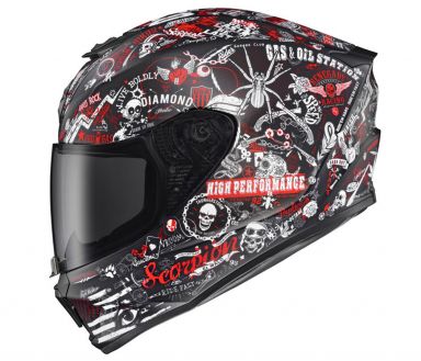 Scorpion EXO-R420 Helmet Shake II Red