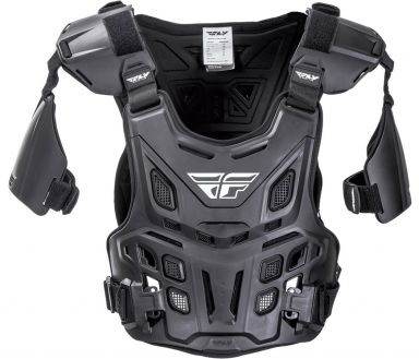 Fly Racing Revel Off-Road Roost Guard Black Adult CE Level 1