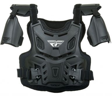 Fly Racing Youth Revel Off-Road Roost Guard Black CE Level 1