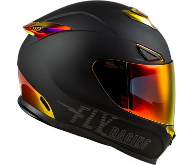 Fly Racing Sentinel Recon Helmet - Matte Black/Fire Chrome