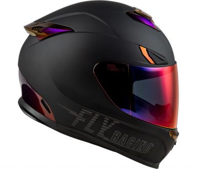 Fly Racing Sentinel Recon Helmet - Matte Black/Purple Chrome