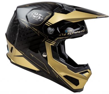 Fly Racing Formula S Carbon Legacy Helmet - Black/Gold