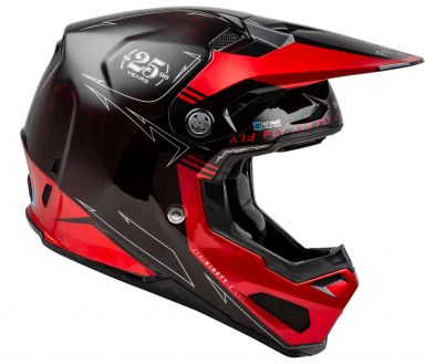 Fly Racing Formula S Carbon Legacy Helmet - Red/Black