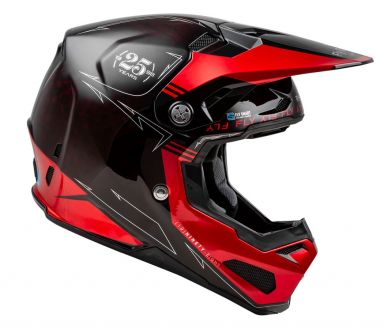 Fly Racing Youth Formula S Carbon Legacy Helmet - Red/Black