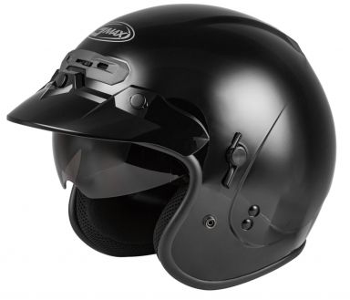 GMAX GM-32 Open Face Helmet - Black