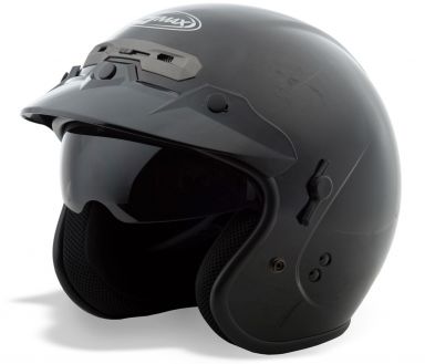 GMAX GM-32 Open Face Helmet - Matte Black