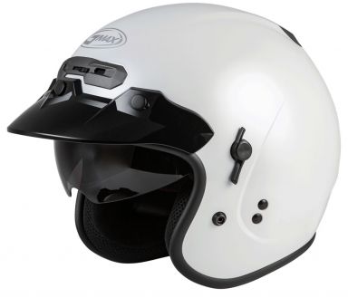GMAX GM-32 Open Face Helmet - Pearl White