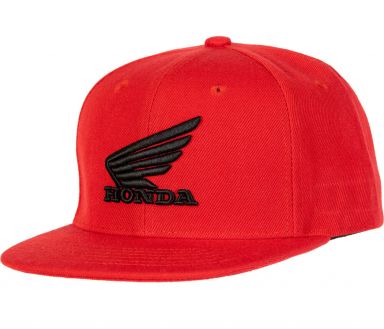 D-COR Honda Wing II Snapback Hat Red