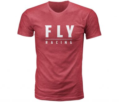 Fly Racing FLY Logo T-Shirt Cardinal Red