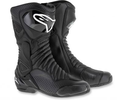 Alpinestars SMX-6 V2 Vented Boots - Black/Black