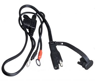 12v Battery Harness 15amp Rated SAE Connector 24"