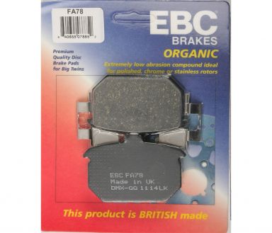 Brake Pads EBC FA78 Aramid Fiber Organic