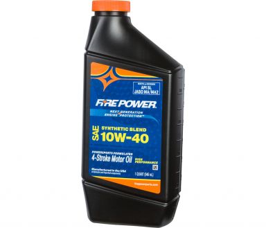 High Performance 4-Stroke Oil Semi-Synthetic 10W40 Qt