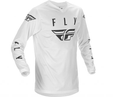 Fly Racing Universal Jersey - White/Black