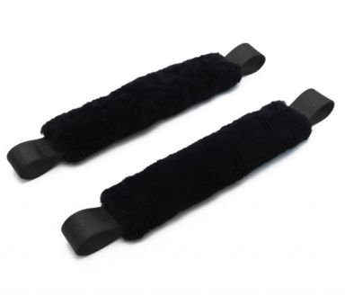 Powertye 1.5" Wide Soft Ties with Sheepskin Sleeves (pair)