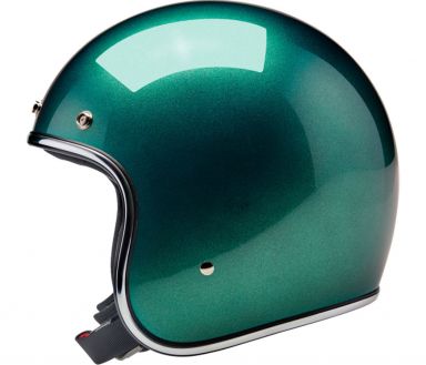 Biltwell Bonanza Helmet Metallic Catalina Green