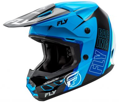 Fly Racing Kinetic Rally Helmet Blue/Black/White