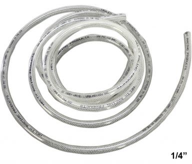 Helix High-Pressure Fuel Line Clear 1/4" - 10ft