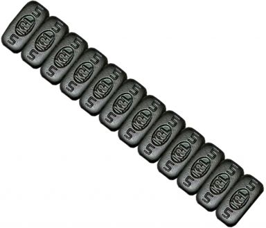 K&L Wheel Weights 5g Rectangle Black 12pc Strip