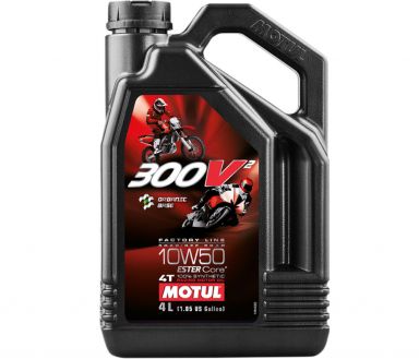 Motul 300V Synthetic Oil 10W50 4 Ltr