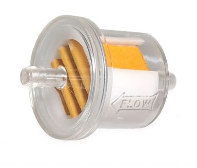 Inline Fuel Filter Large Volume 6mm - 1/4" Fuel Line