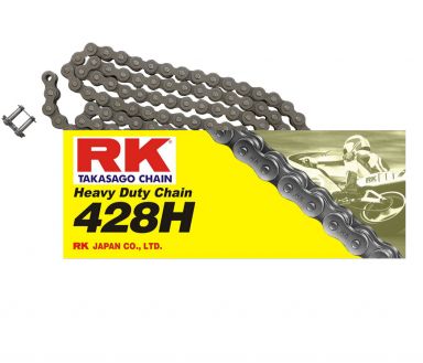 428 Heavy-Duty Chain RK M428H 120 Link Black